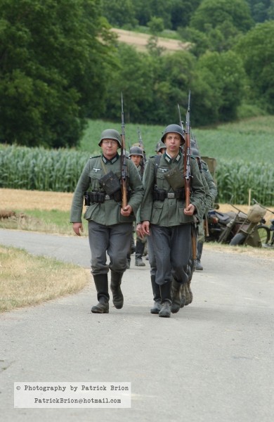 Gruppe in Marsch